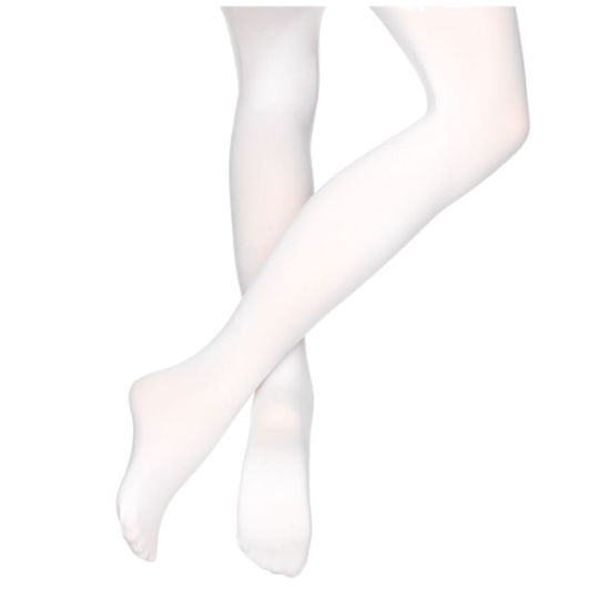 Picture of Children's White Soft Footed Ballet Tights