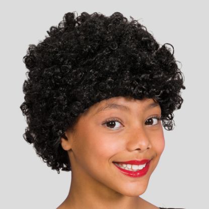 Picture of Children's Afro Curly Black Wig