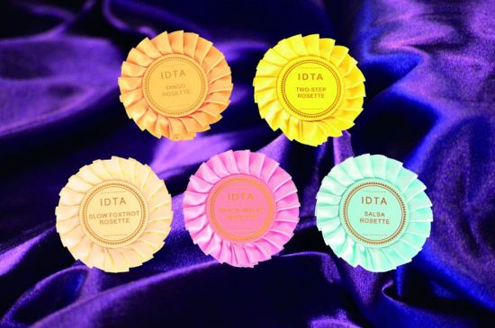 Picture of IDTA - Tap - Tap Rosette - Without Banner - Red