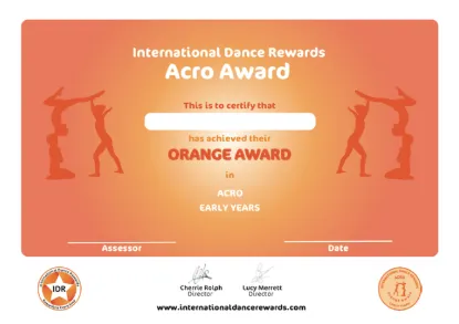Picture of IDR - Acro - Early Years - Orange