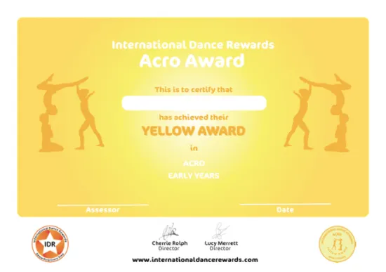Picture of IDR - Acro - Early Years - Yellow