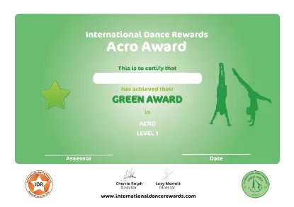 Picture of IDR - Acro - Level 1 - Green