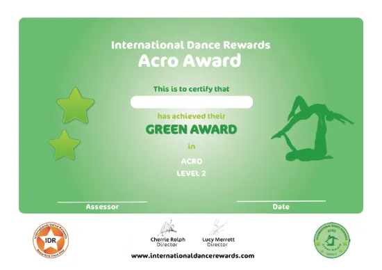 Picture of IDR - Acro - Level 2 - Green