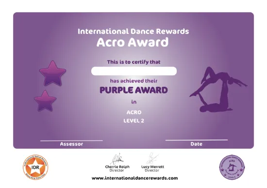Picture of IDR - Acro - Level 2 - Purple