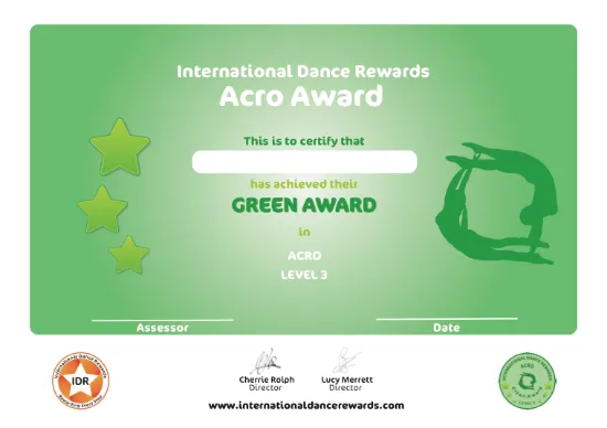 Picture of IDR - Acro - Level 3 - Green