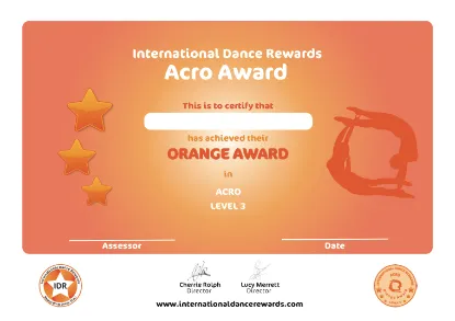 Picture of IDR - Acro - Level 3 - Orange
