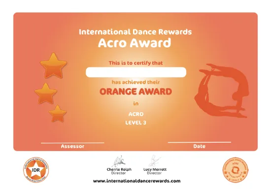 Picture of IDR - Acro - Level 3 - Orange
