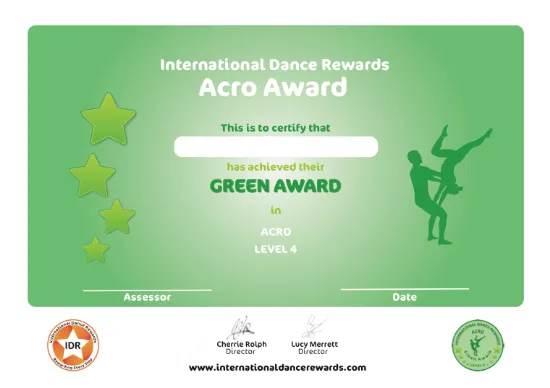 Picture of IDR - Acro - Level 4 - Green
