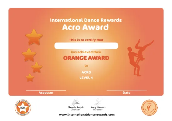 Picture of IDR - Acro - Level 4 - Orange