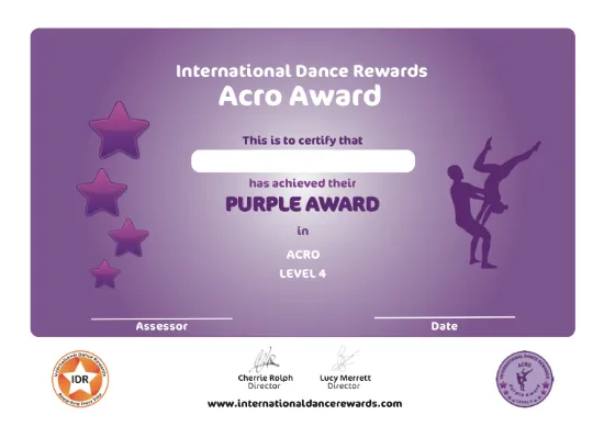 Picture of IDR - Acro - Level 4 - Purple