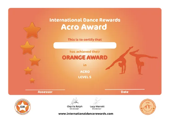 Picture of IDR - Acro - Level 5 - Orange