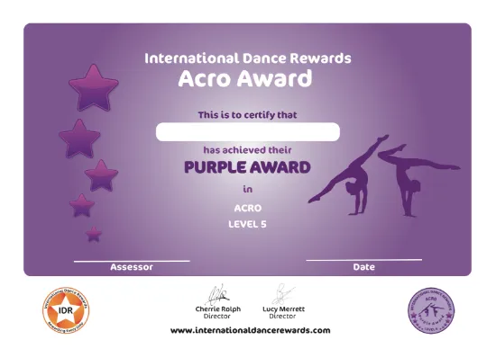 Picture of IDR - Acro - Level 5 - Purple