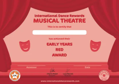 Picture of IDR - Musical Theatre - Early Years - Red