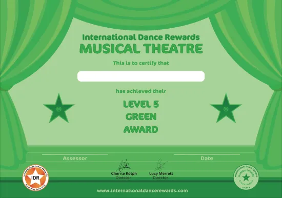 Picture of IDR - Musical Theatre - Level 5 - Green