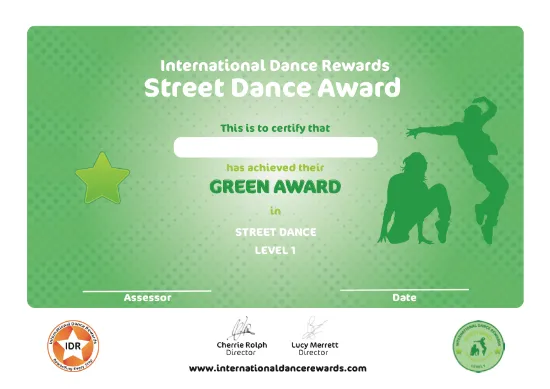 Picture of IDR - Street Dance - Level 1 - Green