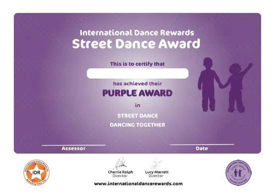 Picture of IDR - Street Dance - Dance Together - Purple