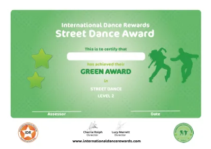 Picture of IDR - Street Dance - Level 2 - Green