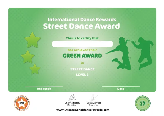 Picture of IDR - Street Dance - Level 3 - Green