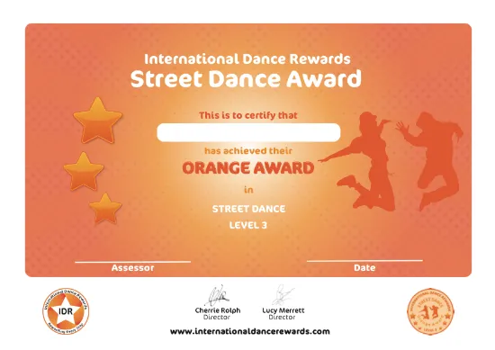 Picture of IDR - Street Dance - Level 3 - Orange