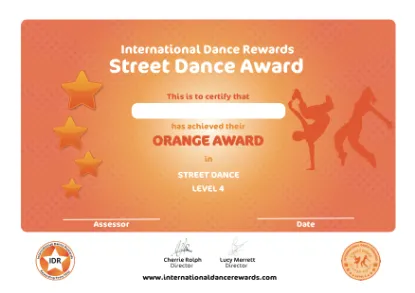 Picture of IDR - Street Dance - Level 4 - Orange