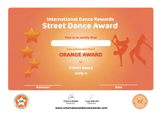 Picture of IDR - Street Dance - Level 4 - Orange