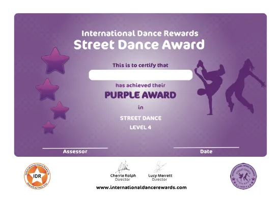 Picture of IDR - Street Dance - Level 4 - Purple
