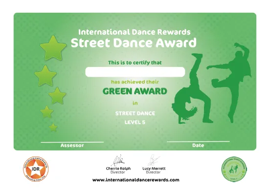 Picture of IDR - Street Dance - Level 5 - Green