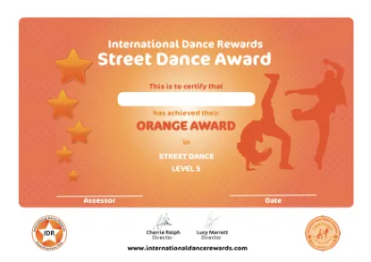 Picture of IDR - Street Dance - Level 5 - Orange