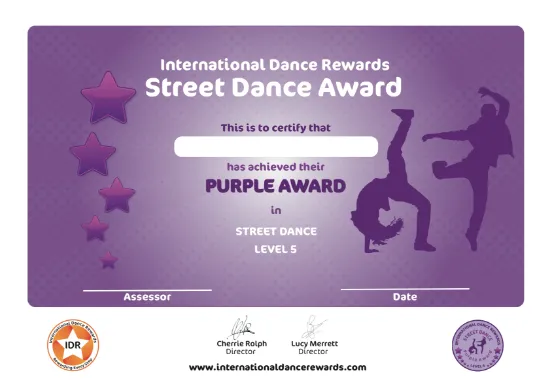 Picture of IDR - Street Dance - Level 5 - Purple