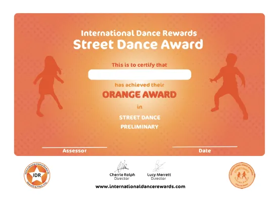 Picture of IDR - Street Dance - Preliminary - Orange