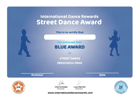Picture of IDR - Street Dance - Pre-School Pros - Blue