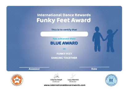 Picture of IDR - Funky Feet - Dancing Together - Blue