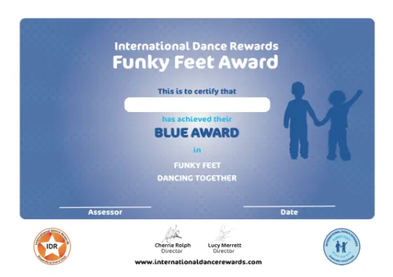Picture of IDR - Funky Feet - Dancing Together - Blue