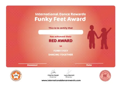 Picture of IDR - Funky Feet - Dancing Together - Red