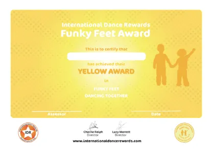 Picture of IDR - Funky Feet - Dancing Together - Yellow