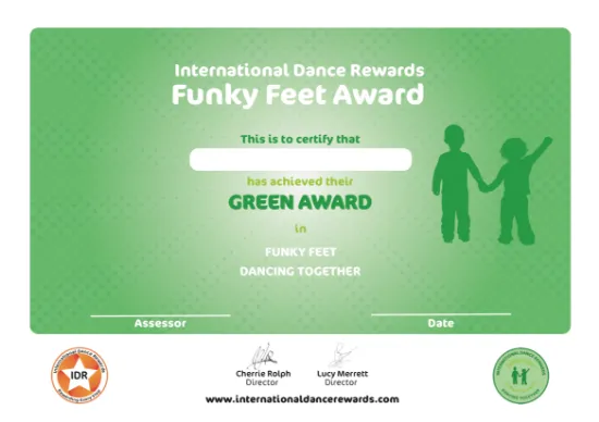 Picture of IDR - Funky Feet - Dancing Together - Green