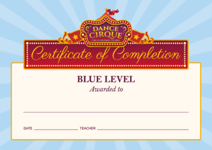 Picture of Dance Cirque - Blue Certification