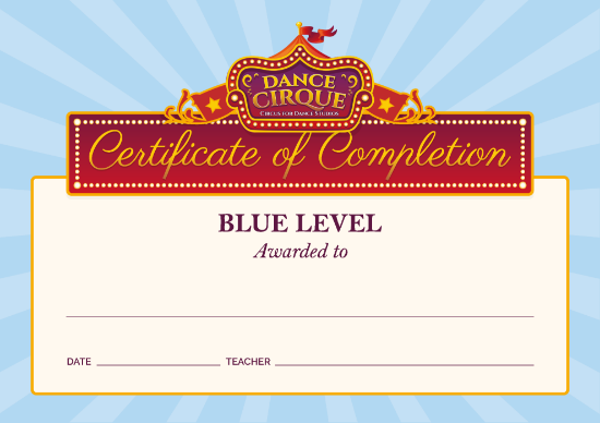 Picture of Dance Cirque - Blue Certification