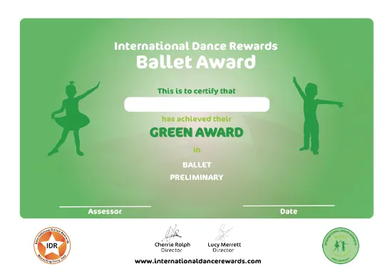 Picture of IDR - Ballet - Preliminary - Green