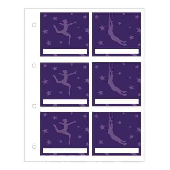 Picture of Badge Holder Sleeves - Gymnastics - Purple