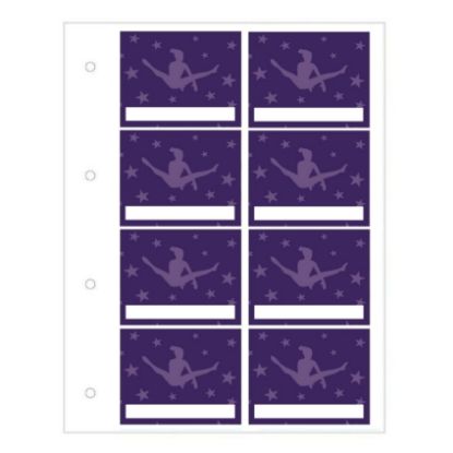 Picture of Medal Holder Sleeves - Gymnastics - Purple 